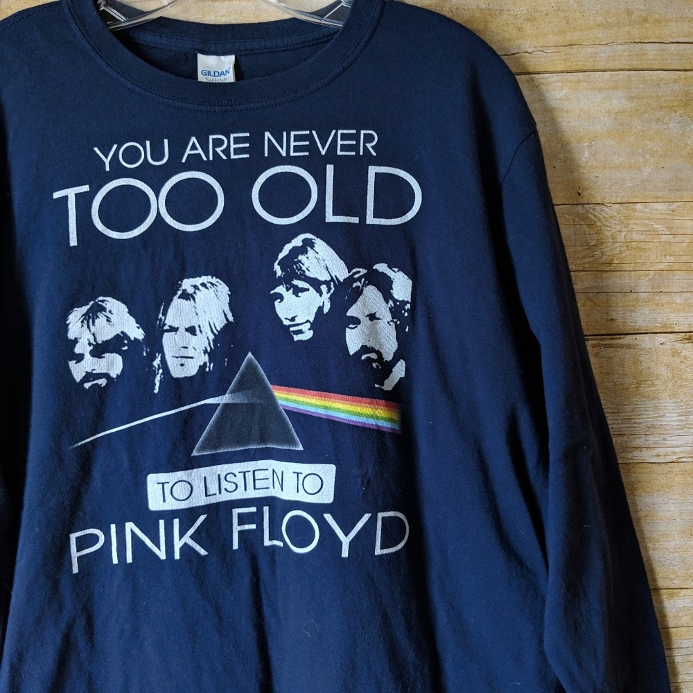 PINK FLOYD | Band Long Sleeve Tee | Navy Blue | L